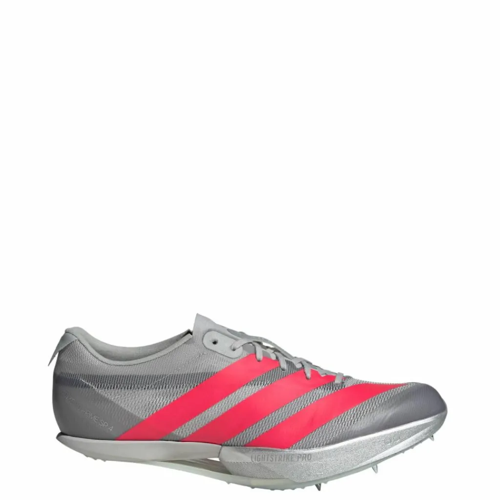 adidas Laufschuhe|Laufschuhe<· Adizero Prime SP 4 Schuh Grey Two / Lucid Red / Silver Metallic
