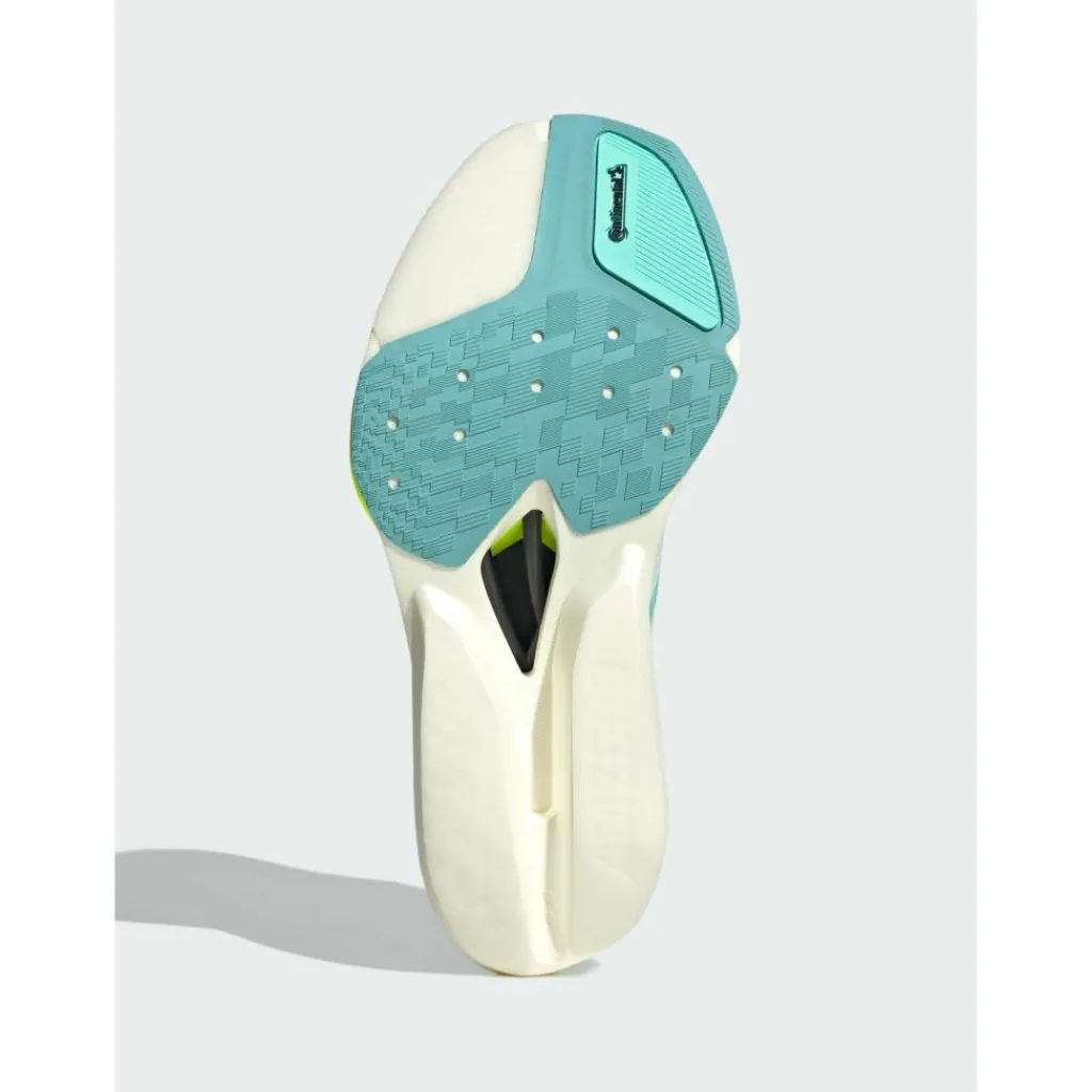 adidas Laufschuhe|Laufschuhe<· Adizero Prime X3 Strung Schuh Flash Aqua / Zero Metalic / Lucid Lemon