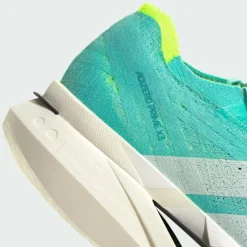 adidas Laufschuhe|Laufschuhe<· Adizero Prime X3 Strung Schuh Flash Aqua / Zero Metalic / Lucid Lemon