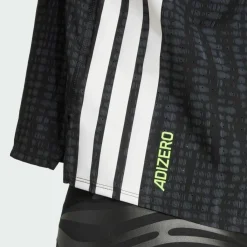 adidas Tops & Tanks<· Adizero Running Singlet Carbon / Black