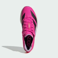 adidas Laufschuhe<· Adizero Takumi Sen 11 Schuh Shock Pink / Aurora Black / Powder Plum