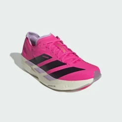 adidas Laufschuhe<· Adizero Takumi Sen 11 Schuh Shock Pink / Aurora Black / Powder Plum