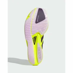 adidas Laufschuhe<· Adizero Takumi Sen 11 Schuh Solar Yellow / Aurora Plum / Powder Plum