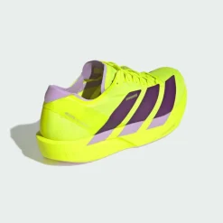 adidas Laufschuhe<· Adizero Takumi Sen 11 Schuh Solar Yellow / Aurora Plum / Powder Plum