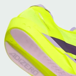 adidas Laufschuhe<· Adizero Takumi Sen 11 Schuh Solar Yellow / Aurora Plum / Powder Plum