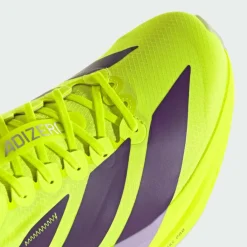 adidas Laufschuhe<· Adizero Takumi Sen 11 Schuh Solar Yellow / Aurora Plum / Powder Plum