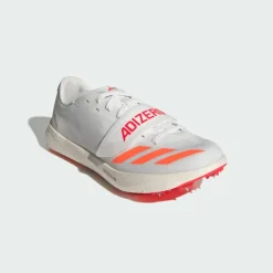 adidas Laufschuhe|Multifunktionsschuhe<· Adizero TJ/PV Leichtathletikschuh Cloud White / Lucid Orange / Lucid Red