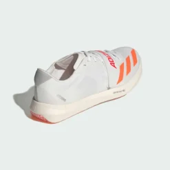 adidas Laufschuhe|Multifunktionsschuhe<· Adizero TJ/PV Leichtathletikschuh Cloud White / Lucid Orange / Lucid Red
