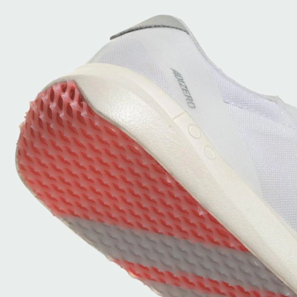 adidas Laufschuhe|Multifunktionsschuhe<· Adizero TJ/PV Leichtathletikschuh Cloud White / Lucid Orange / Lucid Red