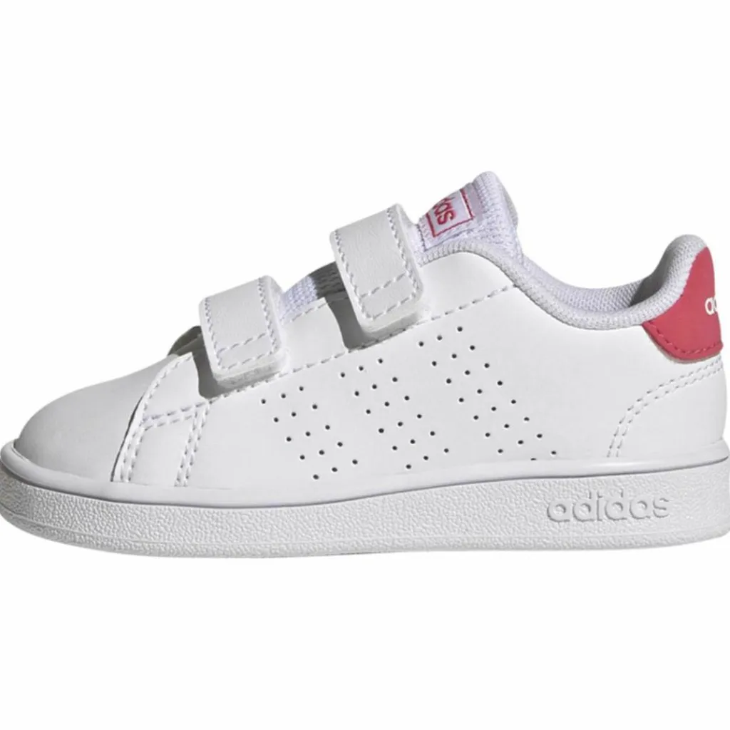 adidas Sneaker<· Advantage Lifestyle Court Two Cloud White / Real Pink / Core Black