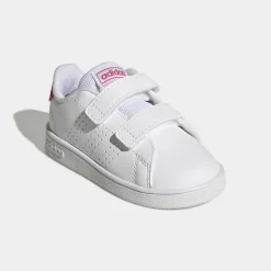 adidas Sneaker<· Advantage Lifestyle Court Two Cloud White / Real Pink / Core Black