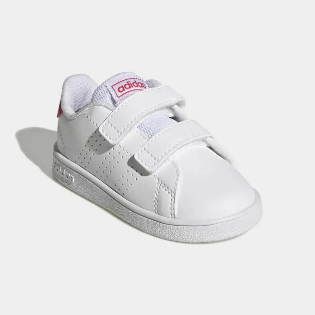 adidas Sneaker<· Advantage Lifestyle Court Two Cloud White / Real Pink / Core Black