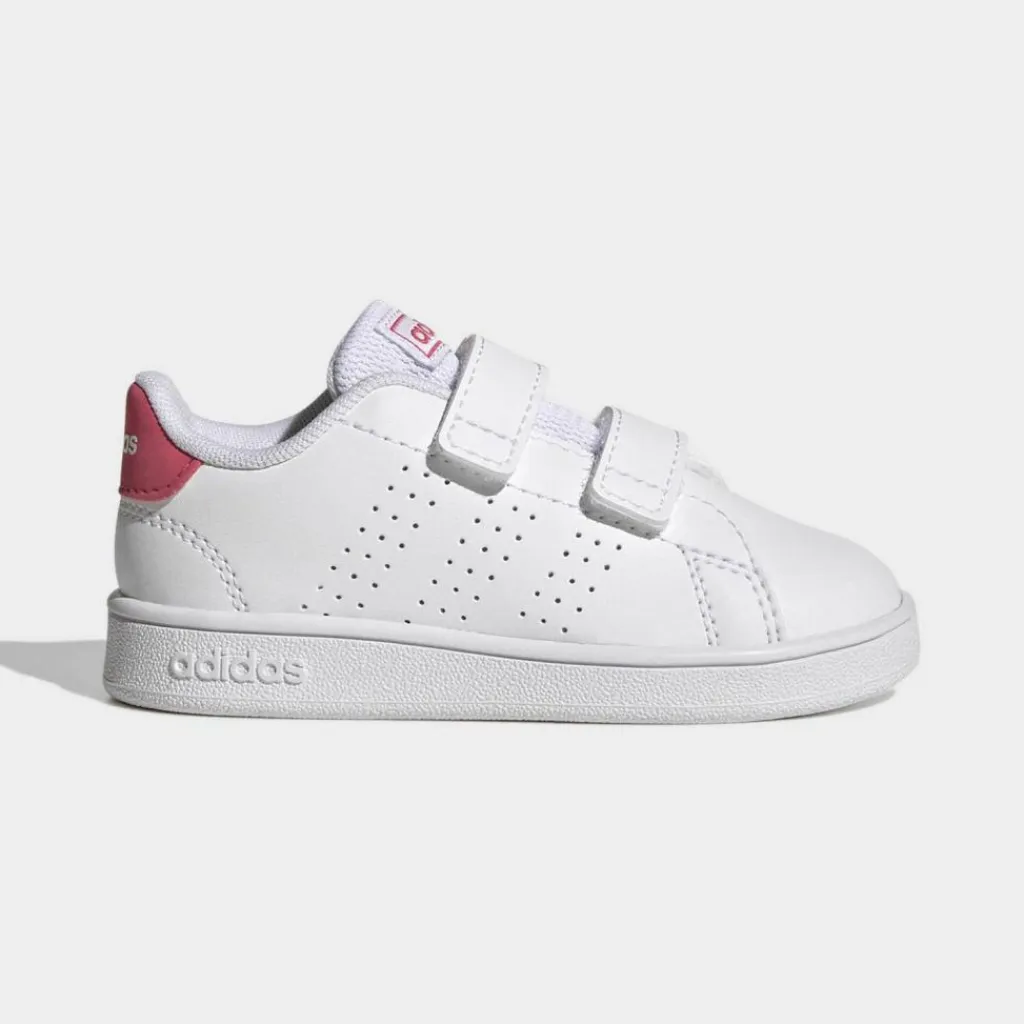 adidas Sneaker<· Advantage Lifestyle Court Two Cloud White / Real Pink / Core Black