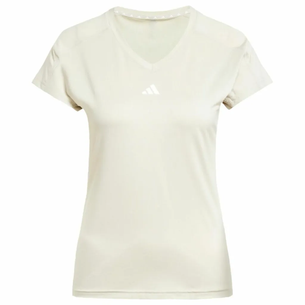 adidas Shirts<· AEROREADY Train Essentials Minimal Beige / White