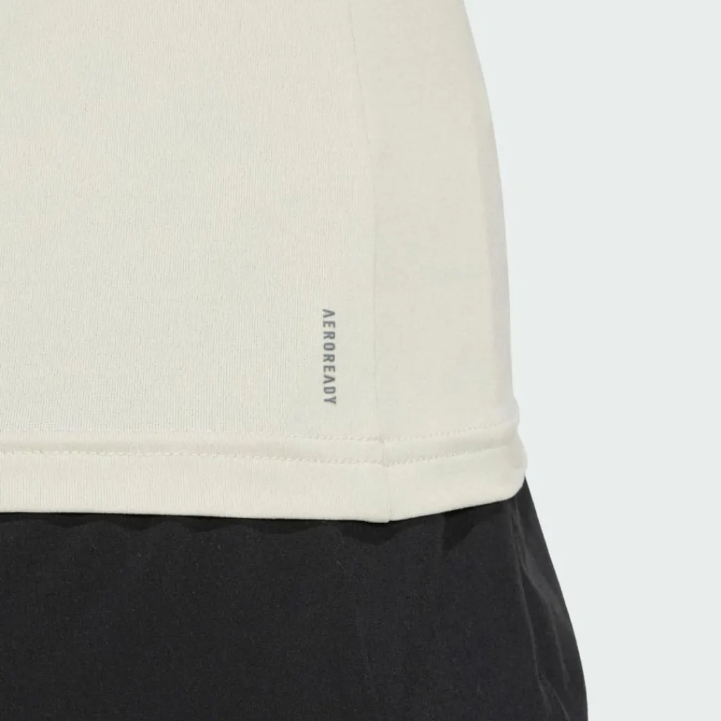 adidas Shirts<· AEROREADY Train Essentials Minimal Beige / White