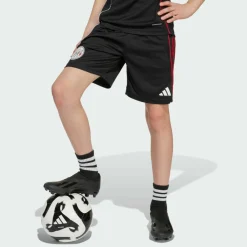 adidas Shorts<· Ajax Tiro 25 Competition Kids Black / White / Bold Red