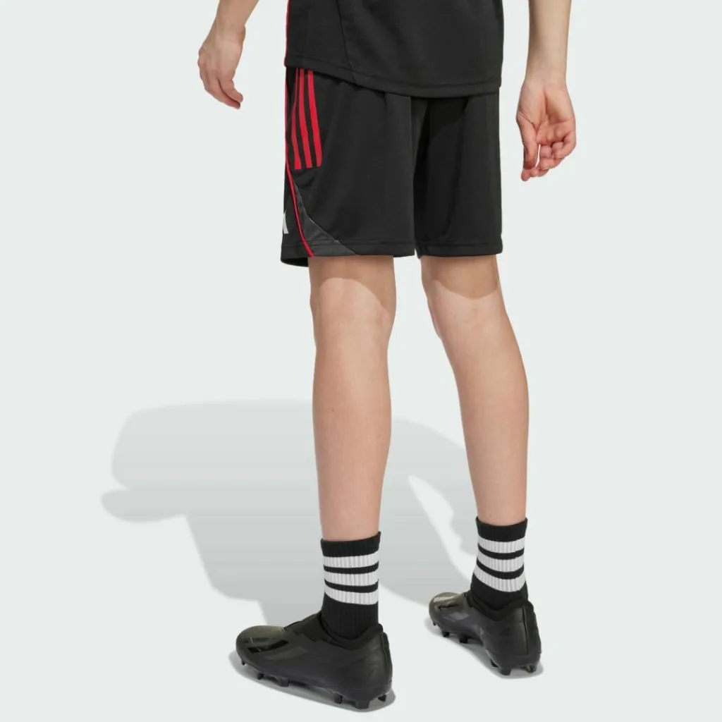 adidas Shorts<· Ajax Tiro 25 Competition Kids Black / White / Bold Red