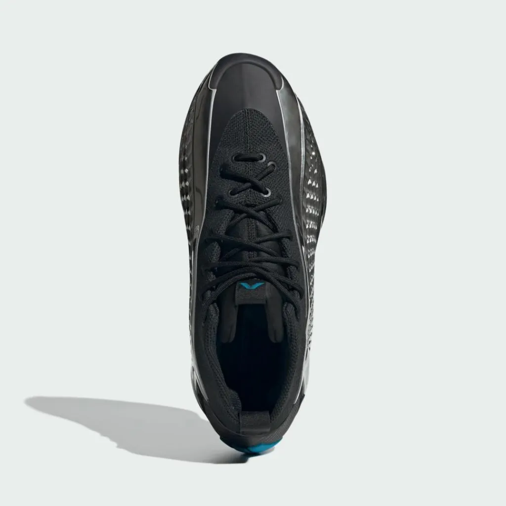 adidas Basketball|Basketball<· Anthony Edwards 1 Low Basketballschuh Core Black / Silver Metallic / Core Black
