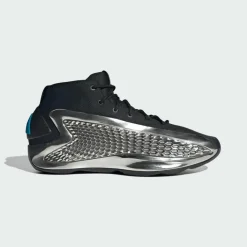 adidas Basketball|Basketball<· Anthony Edwards 1 Low Basketballschuh Core Black / Silver Metallic / Core Black