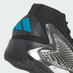 adidas Basketball|Basketball<· Anthony Edwards 1 Low Basketballschuh Core Black / Silver Metallic / Core Black
