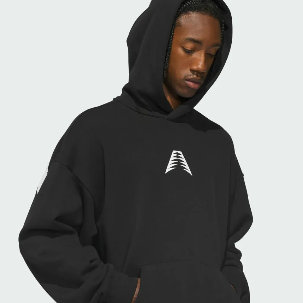 adidas Basketball|Basketball<· ANTHONY EDWARDS BELIEVE THAT HOODIE Black