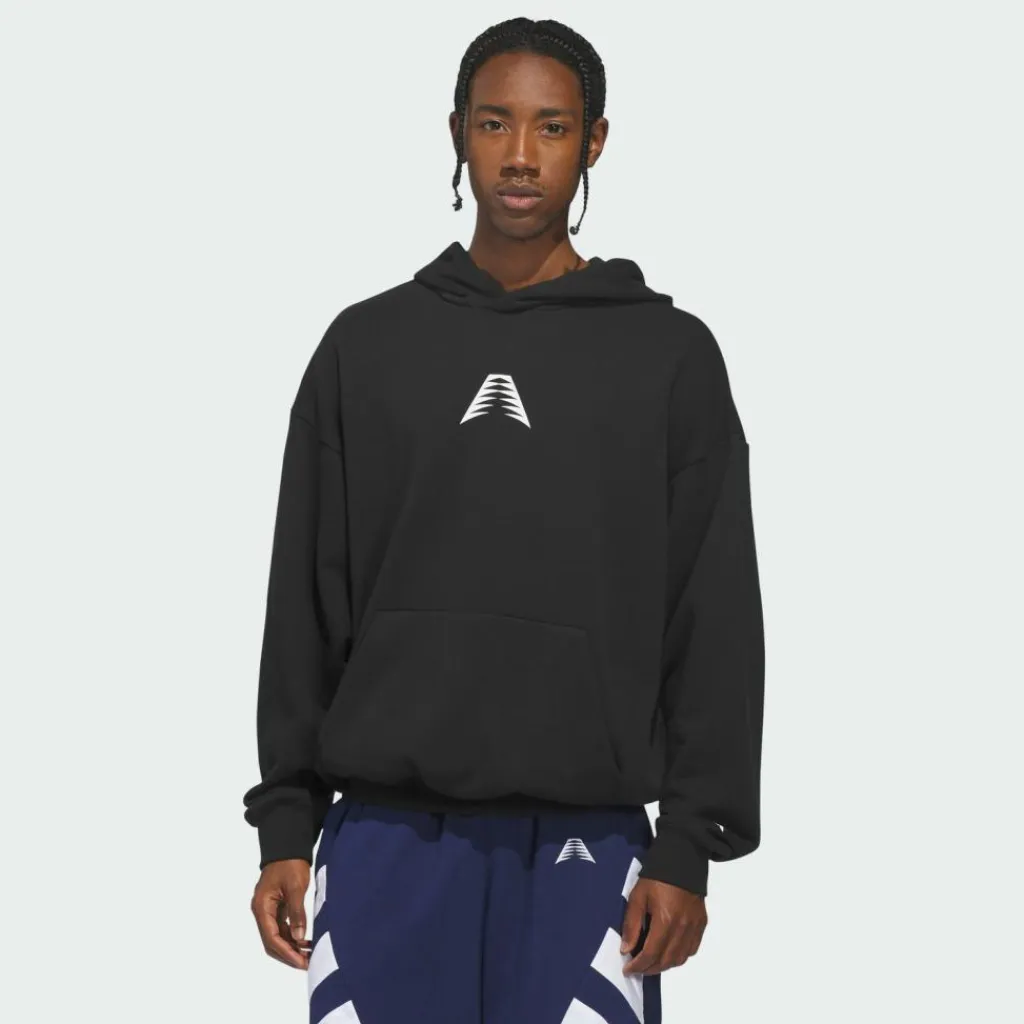 adidas Basketball|Basketball<· ANTHONY EDWARDS BELIEVE THAT HOODIE Black