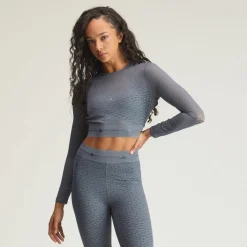 Discount · aSMC Longsleeve Lace Crop-Top Damen Tops & Tanks