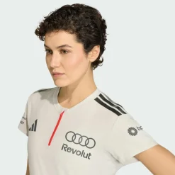 adidas Tops & Tanks<· AUDI REVOLUT F1 TEAM Chalk Pearl / Iron Metallic