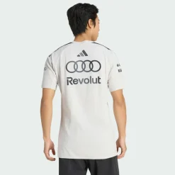 adidas Tops & Tanks<· AUDI REVOLUT F1 TEAM Chalk Pearl / Iron Metallic
