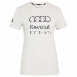 adidas Tops & Tanks<· AUDIREVOLUTF1TEAMDNAGRAFIKT-SHIRT Chalk Pearl