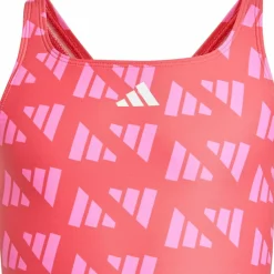 adidas Schwimmen<· BAR LOGO semi lucid red-lucid pink