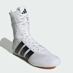 adidas Boxen|Fitnessschuhe<· BOX HOG CLASSIC Schuh Cloud White / Core Black / Cloud White