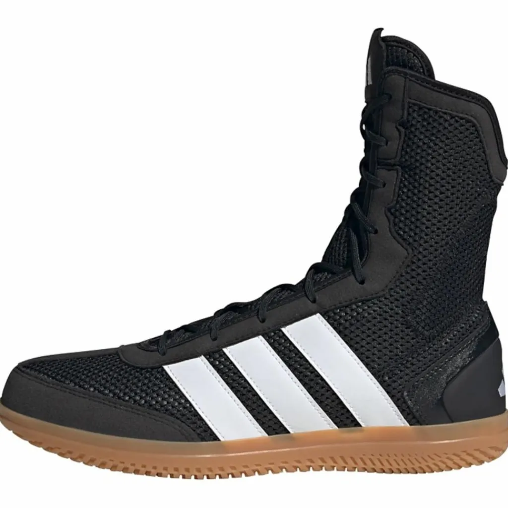 adidas Fitnessschuhe|Fitnessschuhe<· BOX HOG WIDE SCHUH Core Black / Cloud White / Core Black