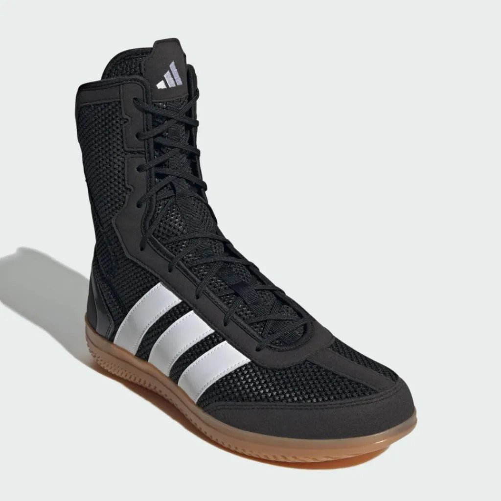 adidas Fitnessschuhe|Fitnessschuhe<· BOX HOG WIDE SCHUH Core Black / Cloud White / Core Black