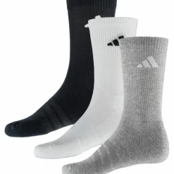 adidas Training|Socken<· C ESS CRW 3P mgreyh-white-black