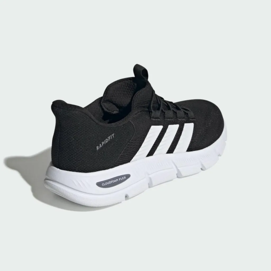 adidas Sneaker<· CLOUDFOAM FLEX RAPIDFIT SCHUH Core Black / Cloud White / Grey Three
