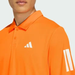 adidas Tennis<· Club Tennis 3-Streifen Poloshirt Pure Orange