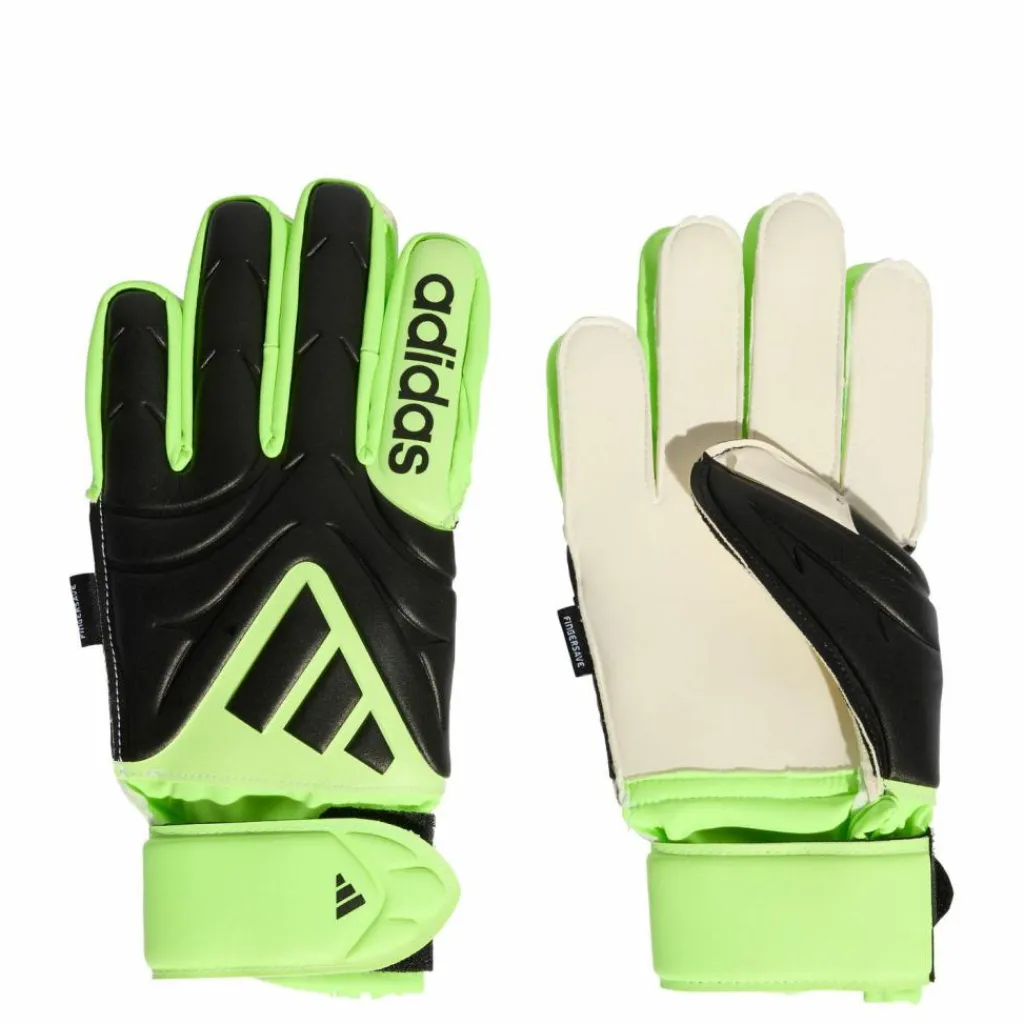 adidas Handschuhe<· Copa Match Fingersave Torwarthandschuhe Black / Black / Lucid Lemon