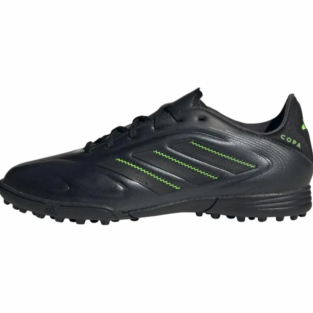 adidas Fußballschuhe<· Copa Pure 3 League Kunstrasen Core Black / Dgh Solid Grey / Lucid Lemon