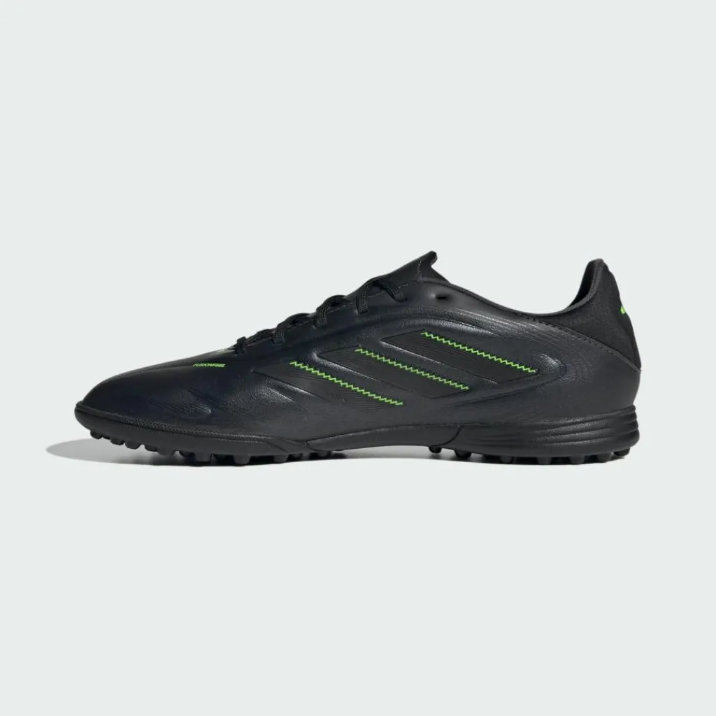 adidas Fußballschuhe<· Copa Pure 3 League Kunstrasen Core Black / Dgh Solid Grey / Lucid Lemon