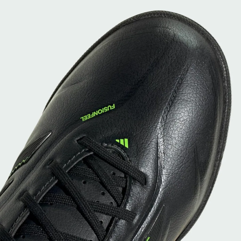 adidas Fußballschuhe<· Copa Pure 3 League Kunstrasen Core Black / Dgh Solid Grey / Lucid Lemon