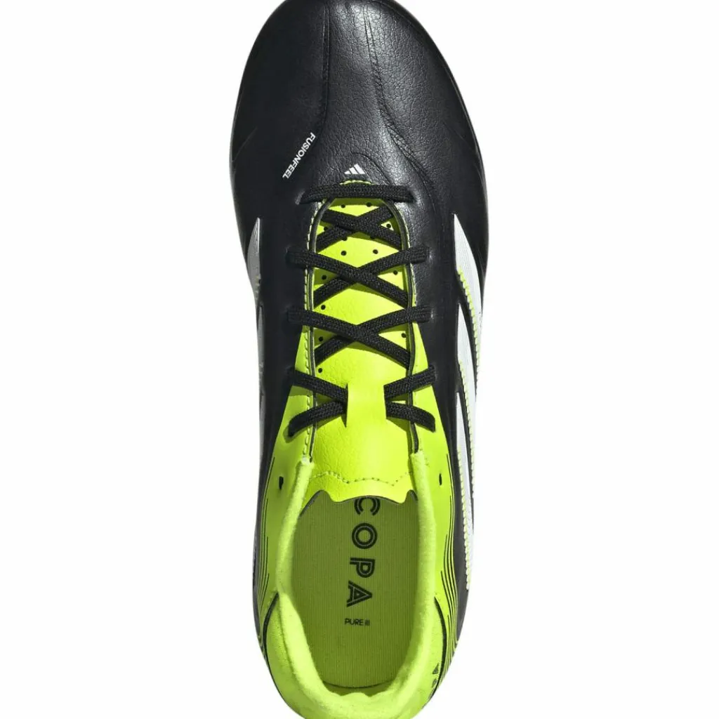 adidas Fußballschuhe<· COPA PURE III LEAGUE FG-MG J cblack-ftwwht-luclem