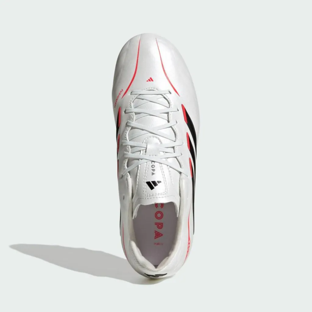 adidas Fußballschuhe<· COPA PURE IV LEAGUE Firm Ground Kids Zero Metalic / Core Black / Lucid Red