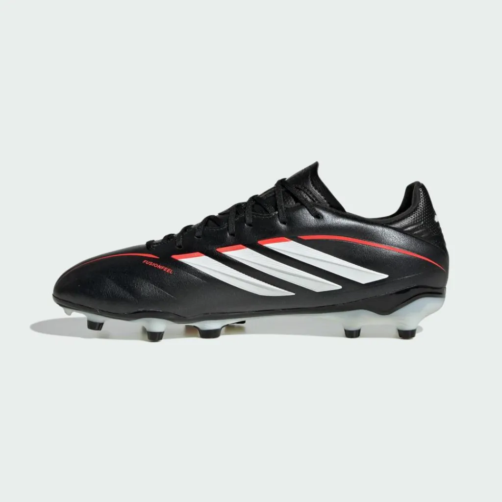 adidas Fußballschuhe<· COPA PURE IV LEAGUE Firm Ground Kids Core Black / Cloud White / Lucid Red