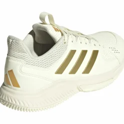 adidas Volleyball|Tischtennis<· Court Flight owhite-goldmt-cblack