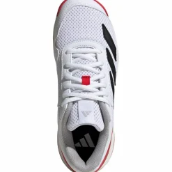 adidas Tennis<· Courtflash K ftwr white-core black-lucid red