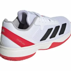 adidas Tennis<· Courtflash K ftwr white-core black-lucid red