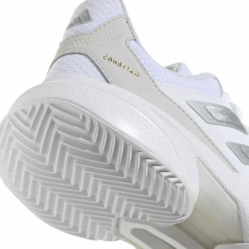 adidas Tennis|Tennis<· CourtJam Control 3 W CL ftwr white-silver met-grey one