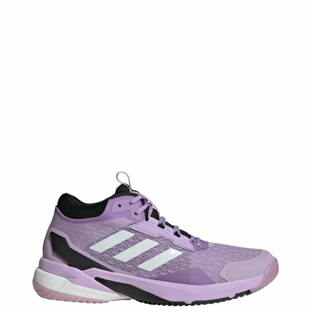 adidas Volleyball|Hallenschuhe<· Crazyflight 6 Mid Schuh für Powder Plum / Zero Metalic / Core Black