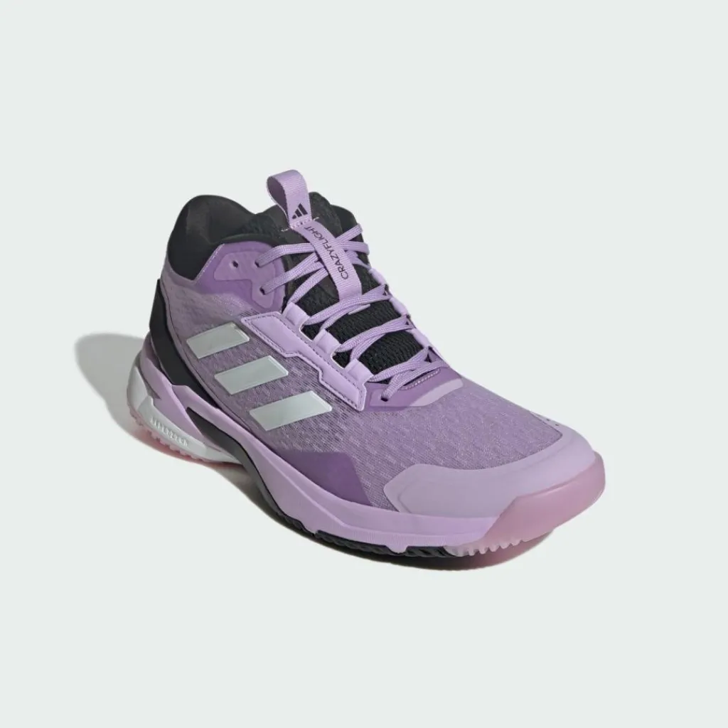 adidas Volleyball|Hallenschuhe<· Crazyflight 6 Mid Schuh für Powder Plum / Zero Metalic / Core Black
